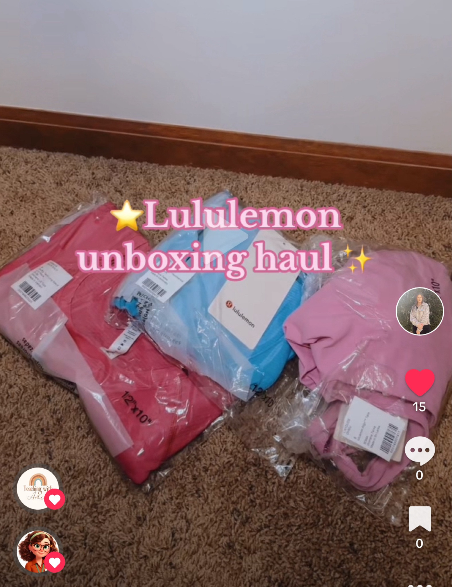 Lululemon unboxing 🩷✏️🛍️

#LTKfitness #LTKfindsunder50 #LTKsalealert