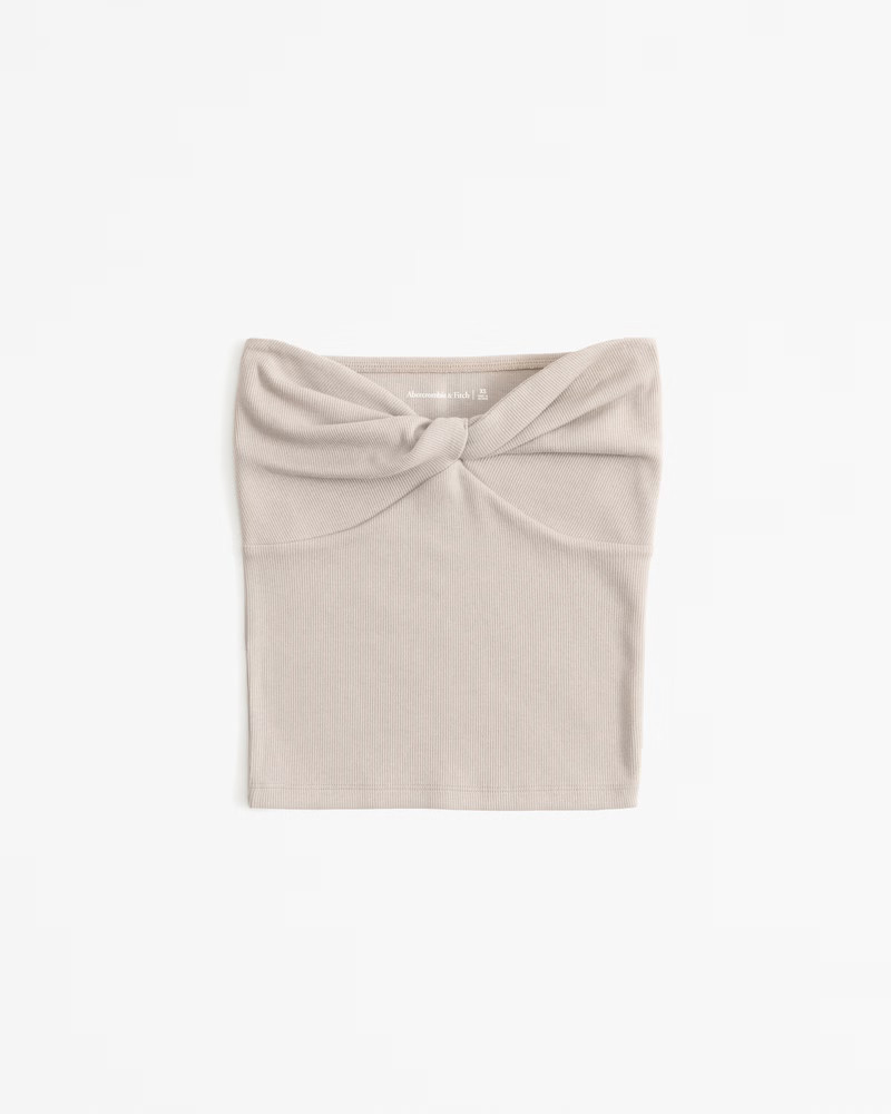 Rib Twist Tube Top | Abercrombie & Fitch (US)
