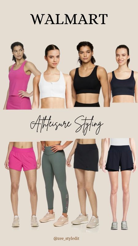 @walmart athleisure what’s in my cart! All these pieces are so affordable and so chic! Ordered everything in a small except the pink set is an XS 

#LTKActive #LTKFitness #LTKU