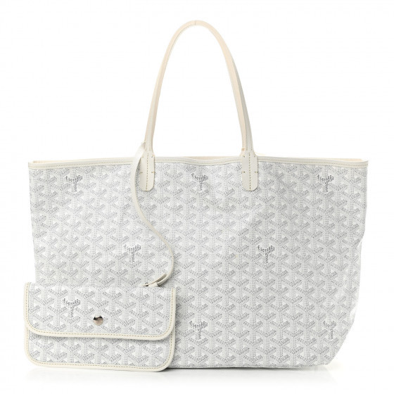 GOYARD Goyardine Saint Louis PM White | FASHIONPHILE | Fashionphile