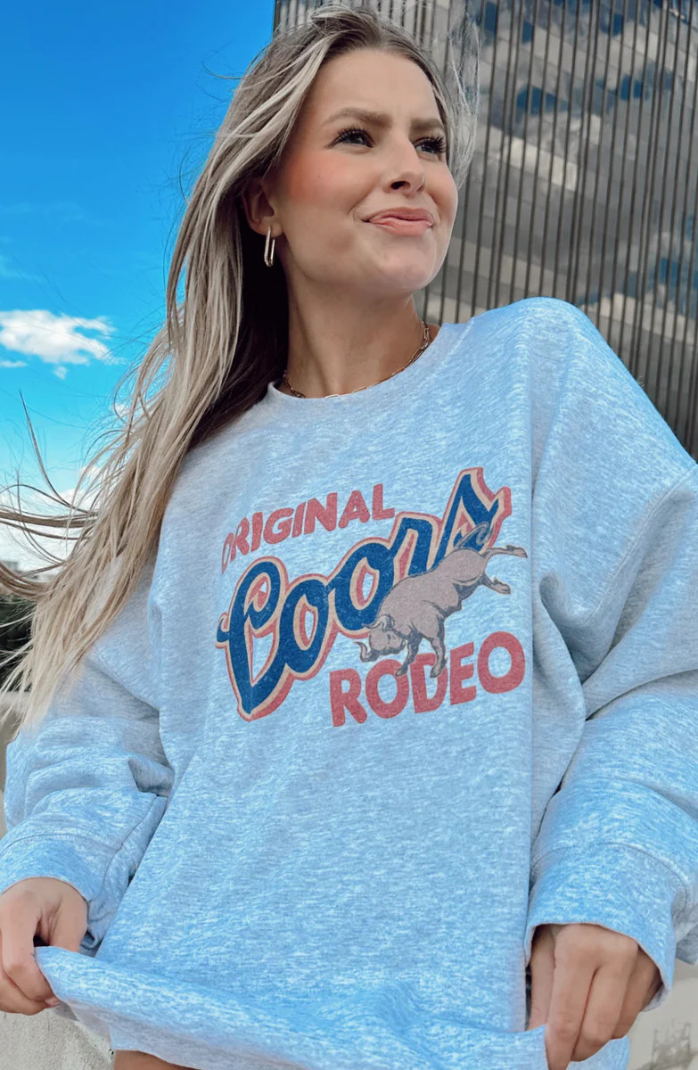 "Original Coors Rodeo" Graphic Sweatshirt | Apricot Lane Boutique