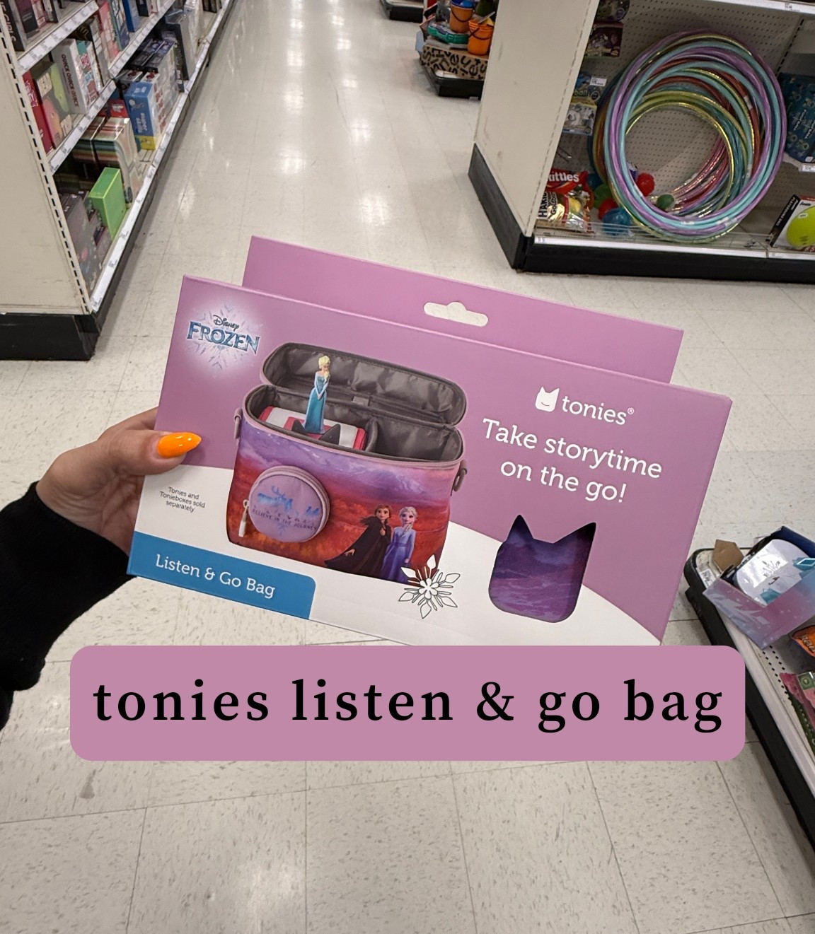 My frozen loving five year old couldn’t wait to get her hands on this travel bag for her Tonies!

#LTKFamily #LTKKids #LTKFindsUnder50