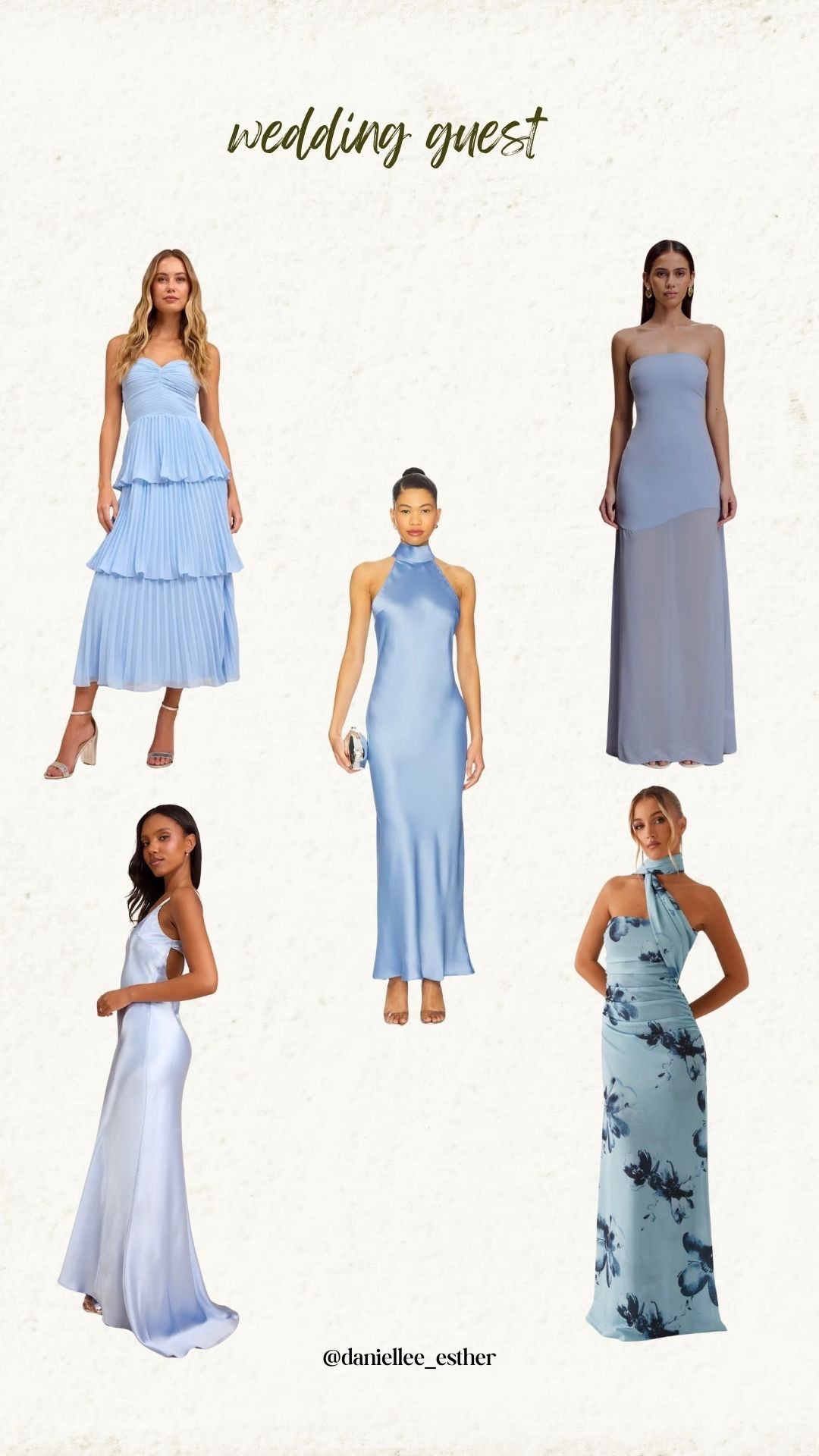 Blue wedding guest dress 

#LTKWedding #LTKootd
