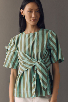100% Cotton Estelle Tee Blouse | Anthropologie (US)