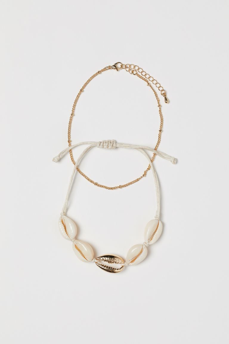 2-pack Anklets | H&M (US + CA)