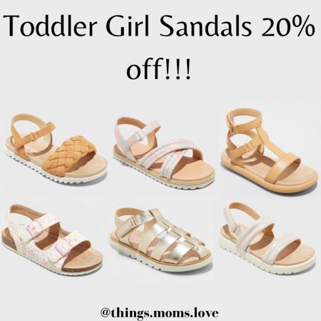 Toddler girl sandals 20% off!!!!! Add to an Easter basket!! 

#LTKSale #LTKFind #LTKkids