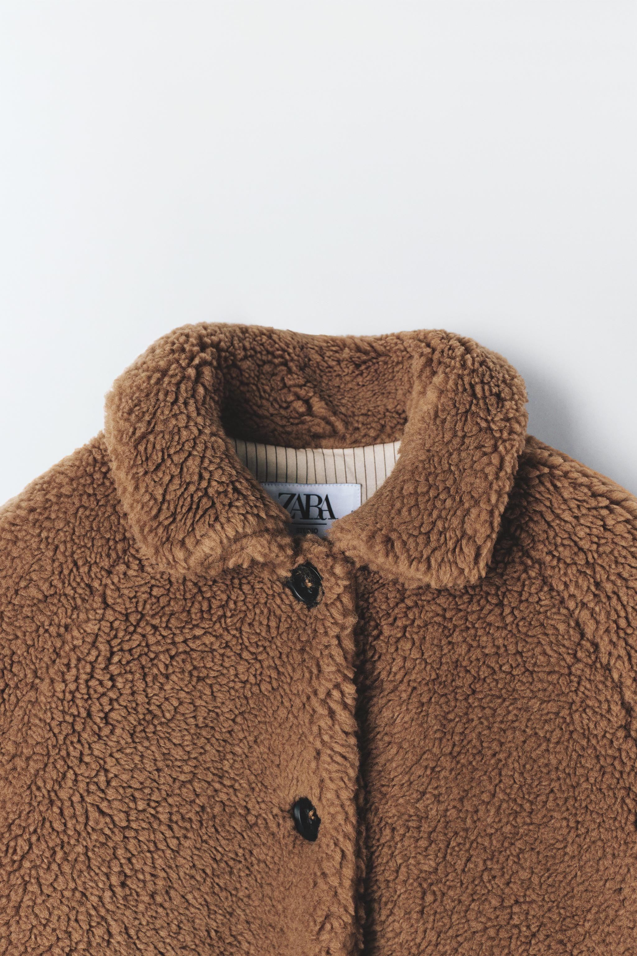 LONG FAUX SHEARLING COAT LIMITED EDITION | Zara US