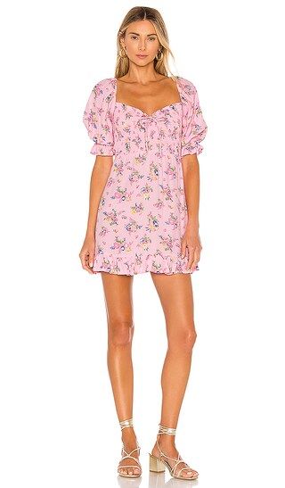 Sage Mini Dress in Pink Juliette Floral | Revolve Clothing (Global)