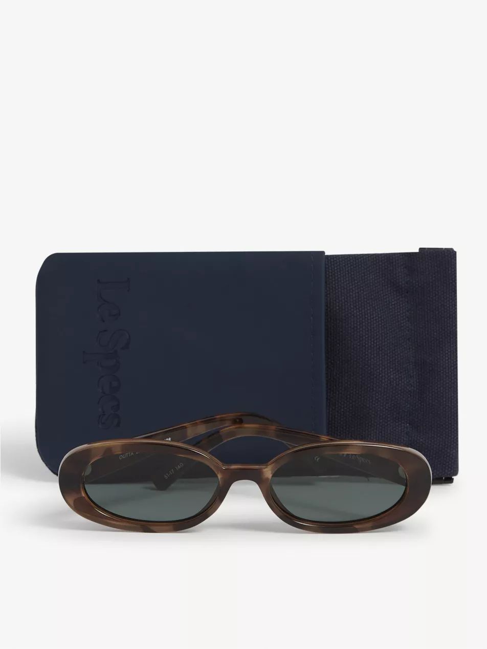 Outta Love oval-frame polycarbonate sunglasses | Selfridges