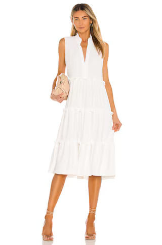 Amanda Uprichard Wilma Dress in Ivory from Revolve.com | Revolve Clothing (Global)