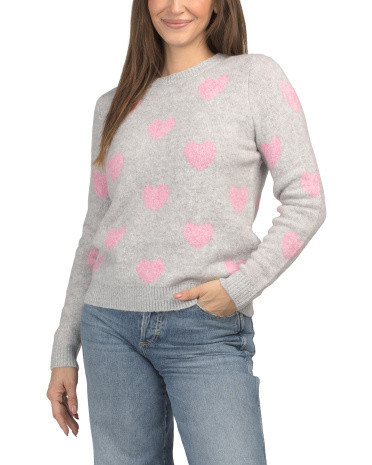 Heart Sweater for Women | Polyester/Spandex/Nylon | Marshalls