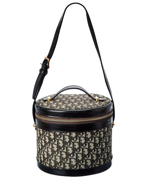 Dior Navy Trotter Canvas Vanity Bag (Authentic Pre-Owned) | Shop Simon