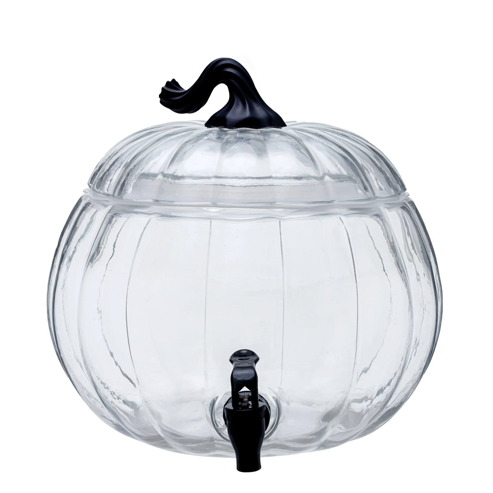 Way to Celebrate Clear Glass Pumpkin Beverage Dispenser | Walmart (US)