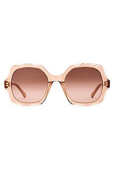 Scalloped Square Sunglasses
                    
                    Chloe | Revolve Clothing (Global)