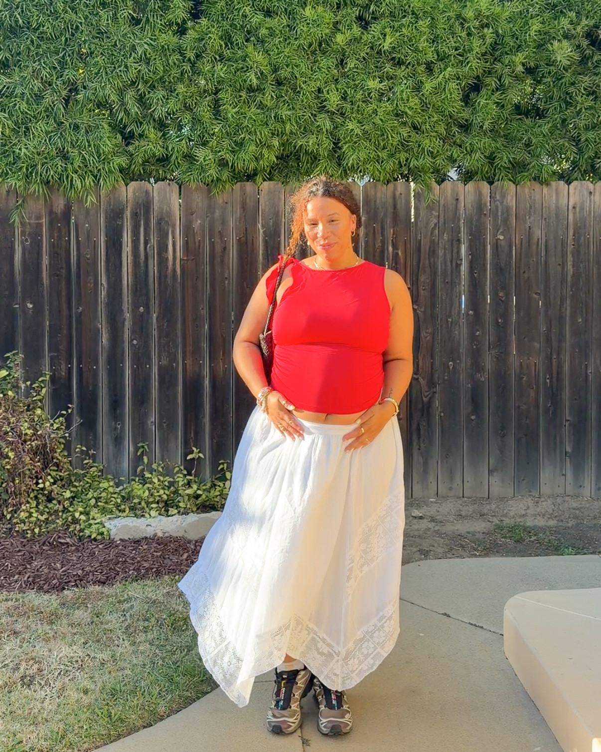 top from revolve but linked a similar option ❤️✨ wearing a size xl

#LTKootd #LTKBump #LTKPlusSize