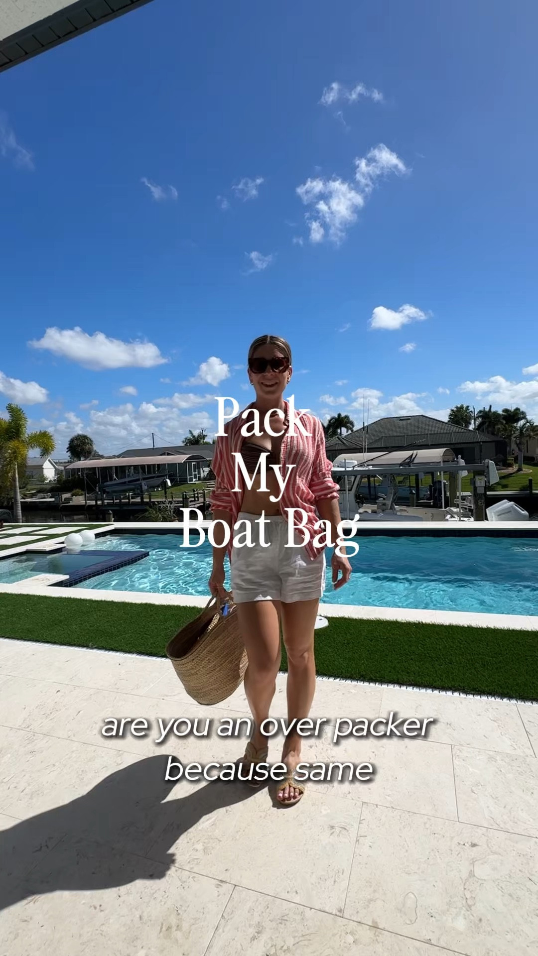 Let’s pack my boat bag! I’ve learned a few tips and tricks along the way. This was for a lunch day so the bag was a bit lighter but still essential items in my eyes! 

I’ve been using the @Teleties hair clips for a couple of years and they really are indestructible I love them! I prefer the large clip for my hair (I have a medium it’s fine too but the large feels more secure) 