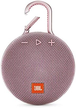 JBL CLIP 3 - Waterproof Portable Bluetooth Speaker - Pink | Amazon (US)