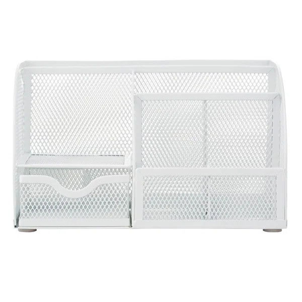 Aiken Mesh Desk Organizer with Drawers | Wayfair North America