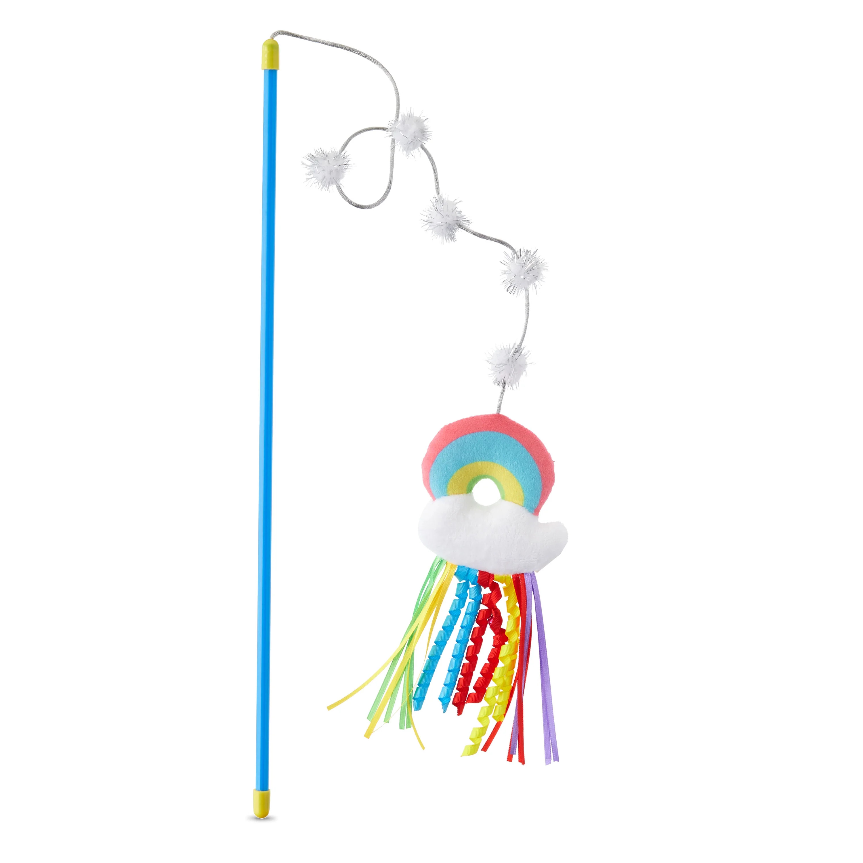 Vibrant Life Cat Toy - Rainbow Wand Teaser with Catnip | Walmart (US)