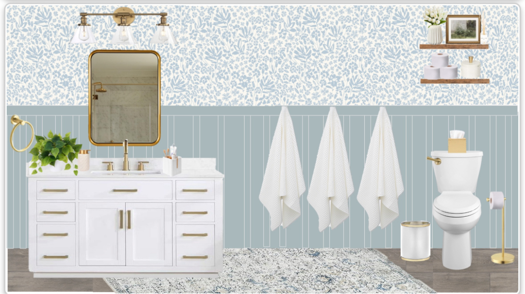 Bathroom Makeover 

#LTKHome #LTKFamily #LTKStyleTip