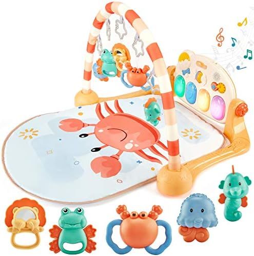 Baby Play Mat for Baby Gym Baby Play Gym Activity Mat, Infant Toys Baby Toys 3-6 Months 6 to 12 M... | Amazon (US)
