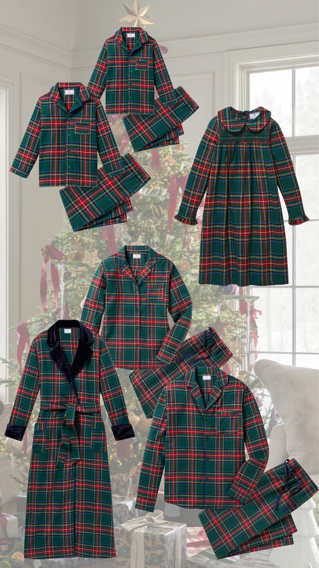 The most beautiful holiday pajamas for the entire family 🎄