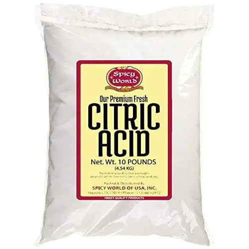 Pure Citric Acid, 10 Pound - Food Grade & Non-GMO- Natural Food Preservative, Beauty Ingredient- ... | Amazon (US)