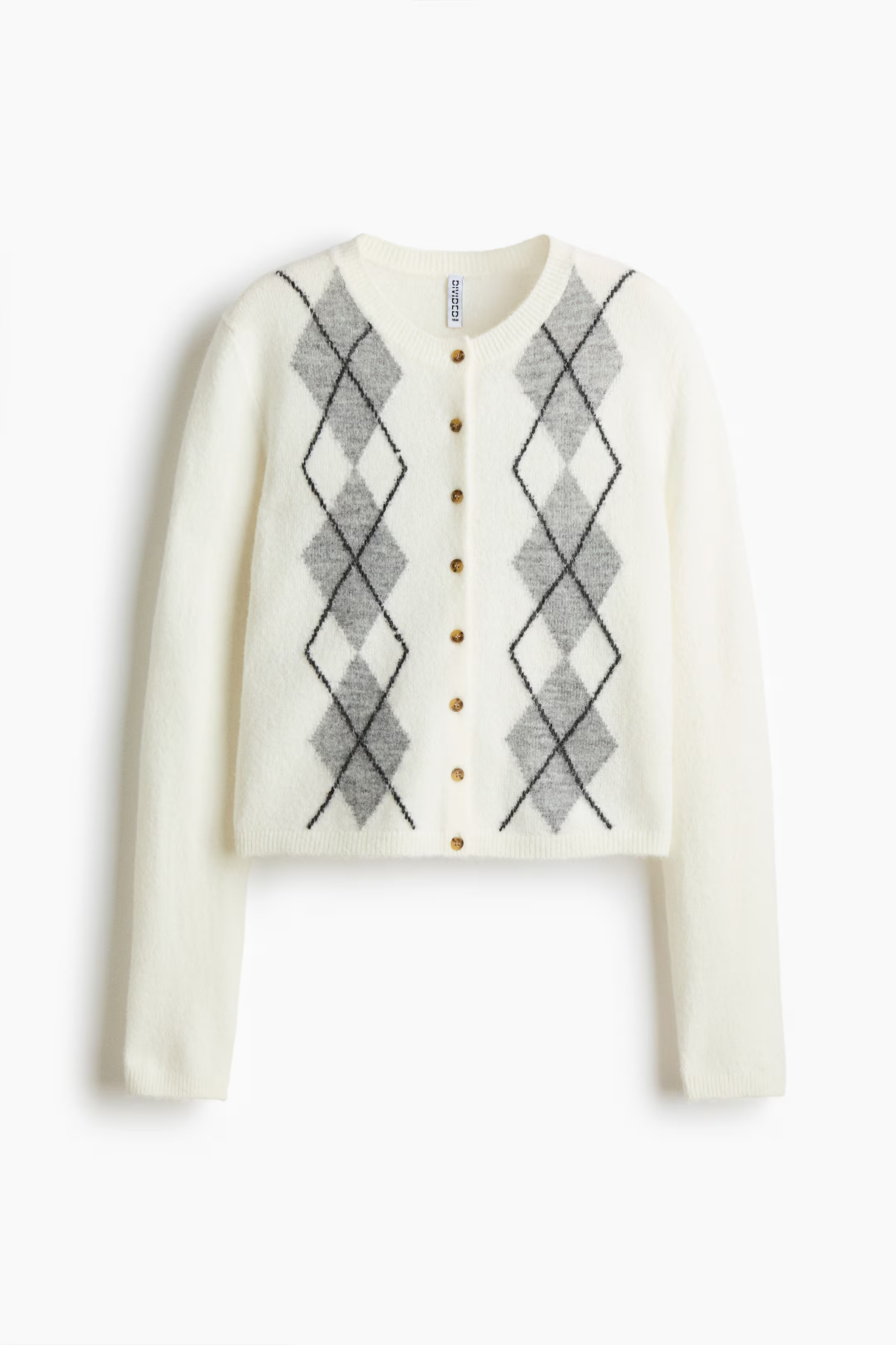 Jacquard-knit cardigan | H&M (UK, MY, IN, SG, PH, TW, HK)