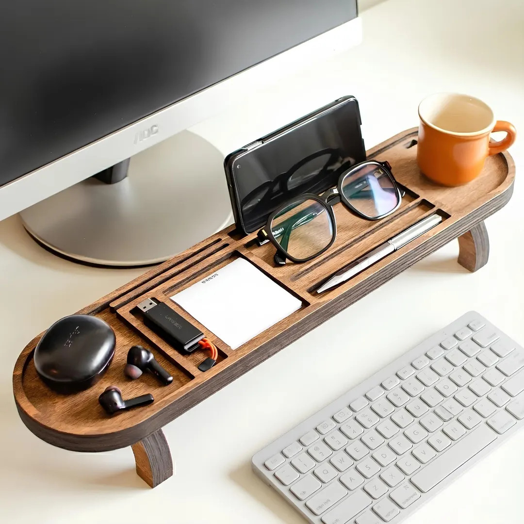 Personalized Wood Office Desk Organizer, Charging Ipad IPhone Docking Station, Cell Phone Stand, ... | Etsy (US)