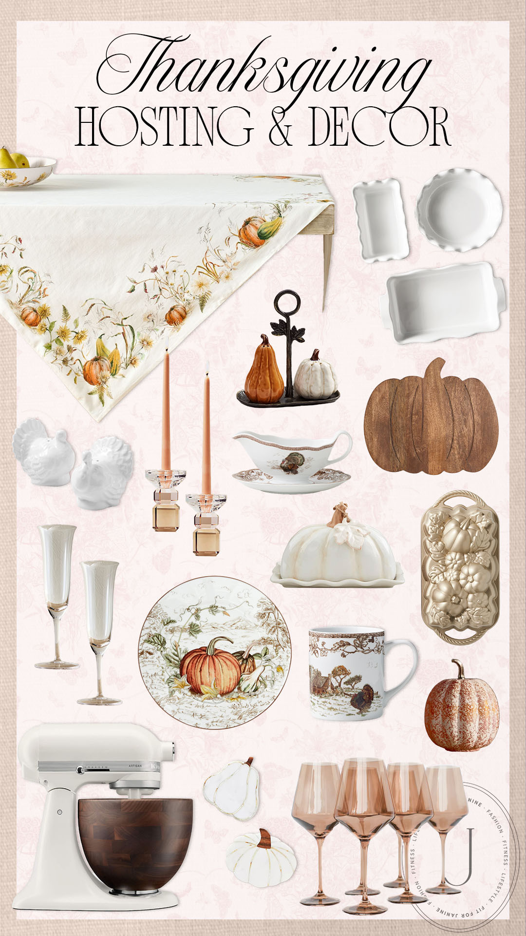 The most wonderful time of the year is upon us, and it's time to start thinking about how you want to set your Thanksgiving table! Whether you are hosting, or looking to gift to a host/hostess, here are some of my top favorites this season!

Fit4Janine, Holiday, Holiday Decor, Gift Guide, Thanksgiving, Kitchen, Home 

 #LTKHoliday #LTKSeasonal #LTKHome