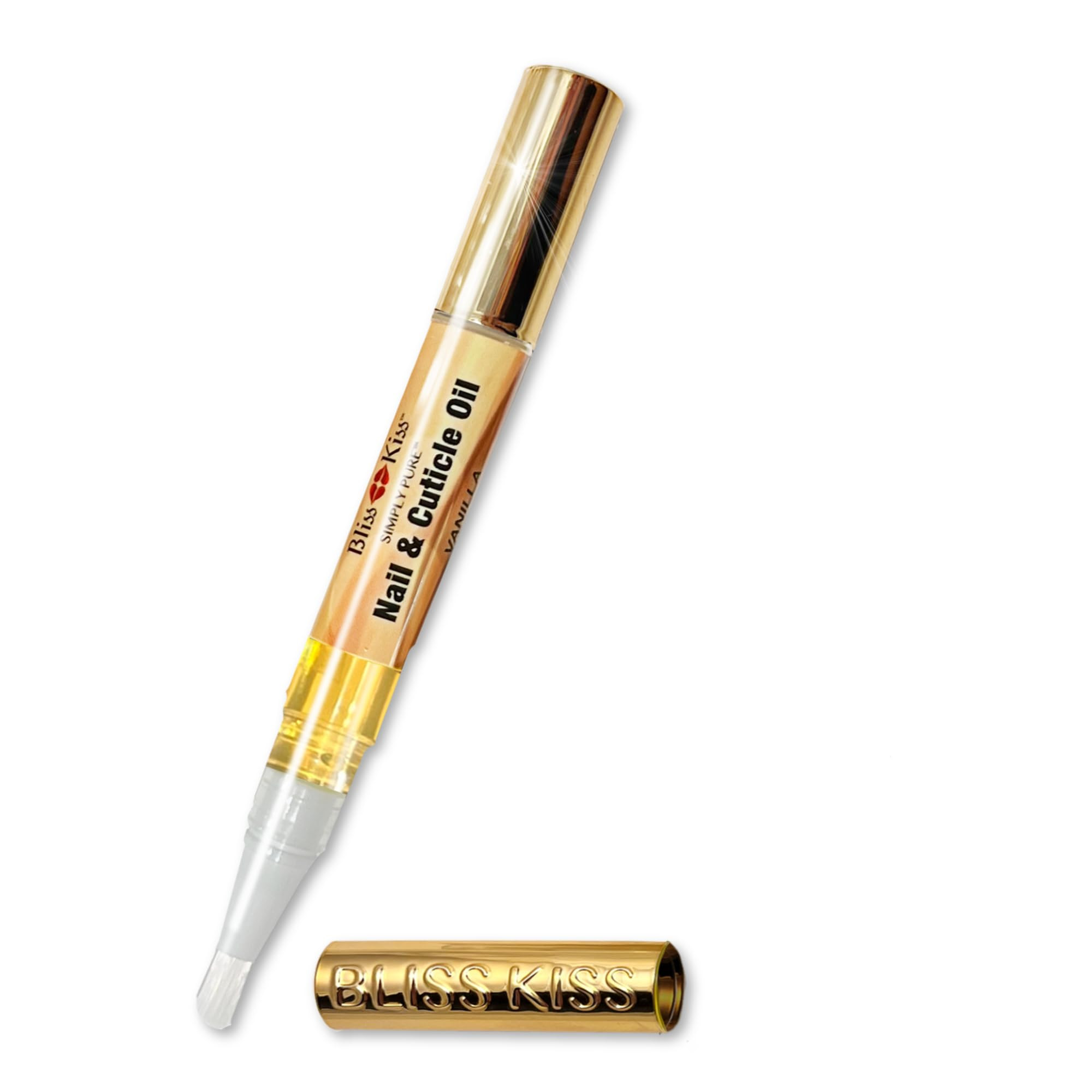 Bliss Kiss | 1 Vanilla Fragrance | Nail Oil Cuticle Pen w/Vitamin E & Jojoba⏤Nail Strengthener ... | Amazon (US)