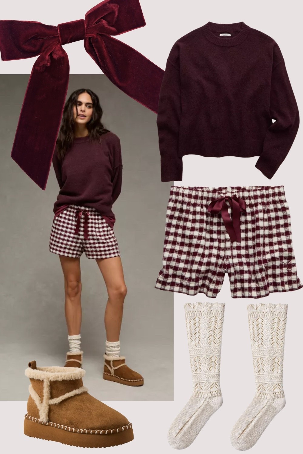 Cute and Cozy PJs
Perfect for lounging around on your day off during the holiday break. Cute pajama bottoms, a warm sweater, cute socks, and warm boots or slippers  

#LTKFindsUnder50 #LTKFindsUnder100