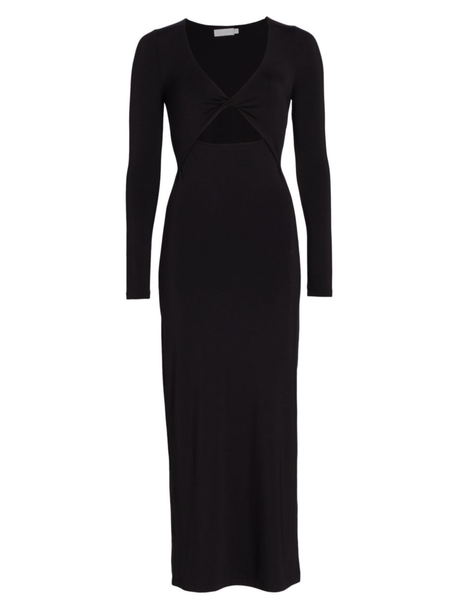 Jonathan Simkhai Standard Alana Matte Jersey Cutout Dress | Saks Fifth Avenue