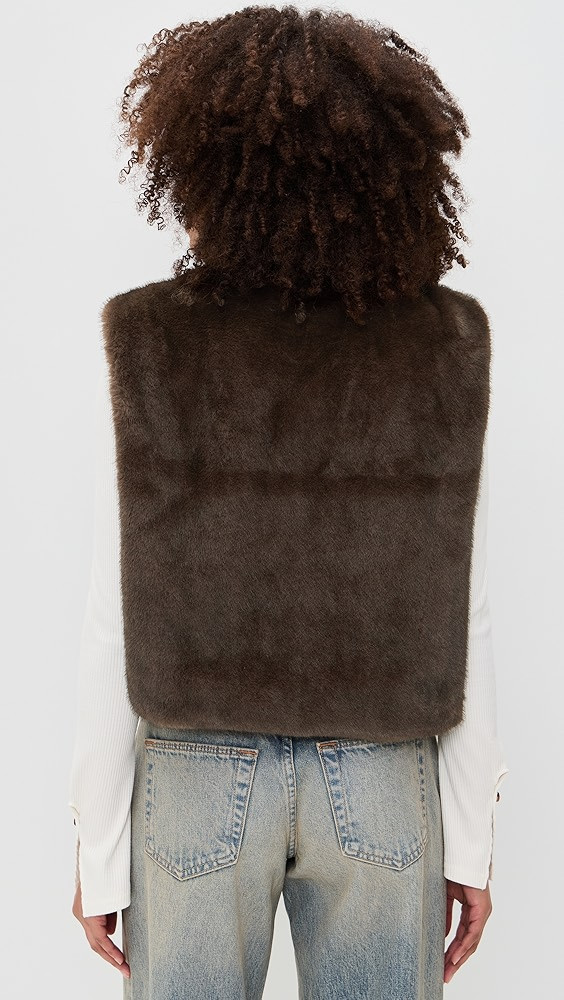 Dane Faux Fur Top | Shopbop