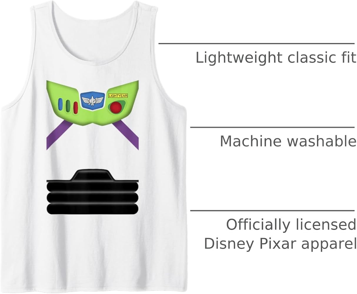 Disney Pixar Toy Story Buzz Lightyear Suit Costume Tank Top | Amazon (US)