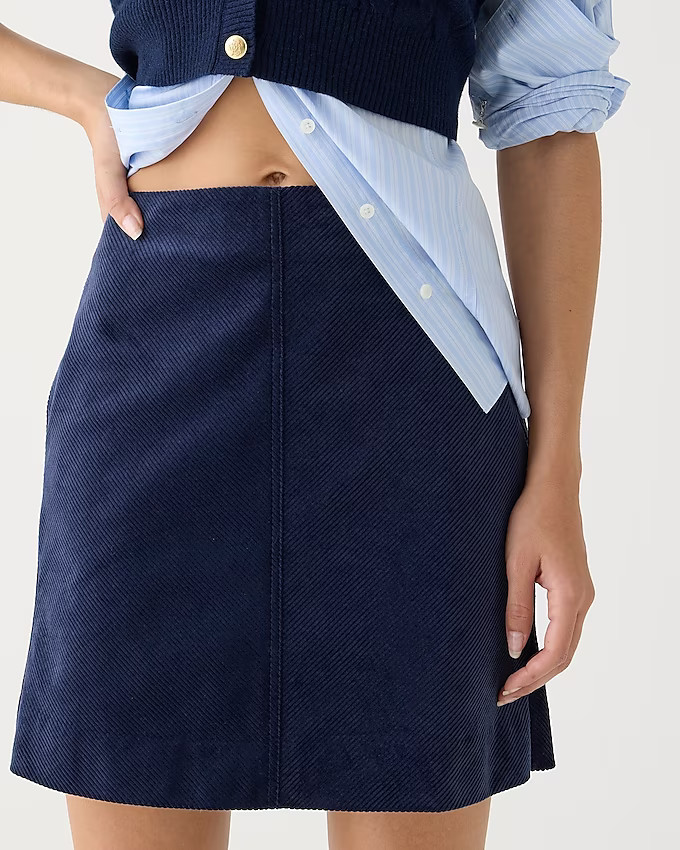 Natasha skirt in stretch corduroy | J. Crew US