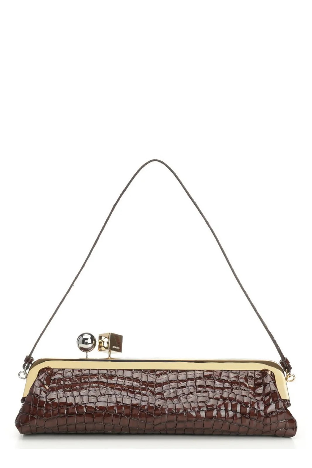 Jacquemus The Salon Logo Detailed Clutch Bag | Cettire Global