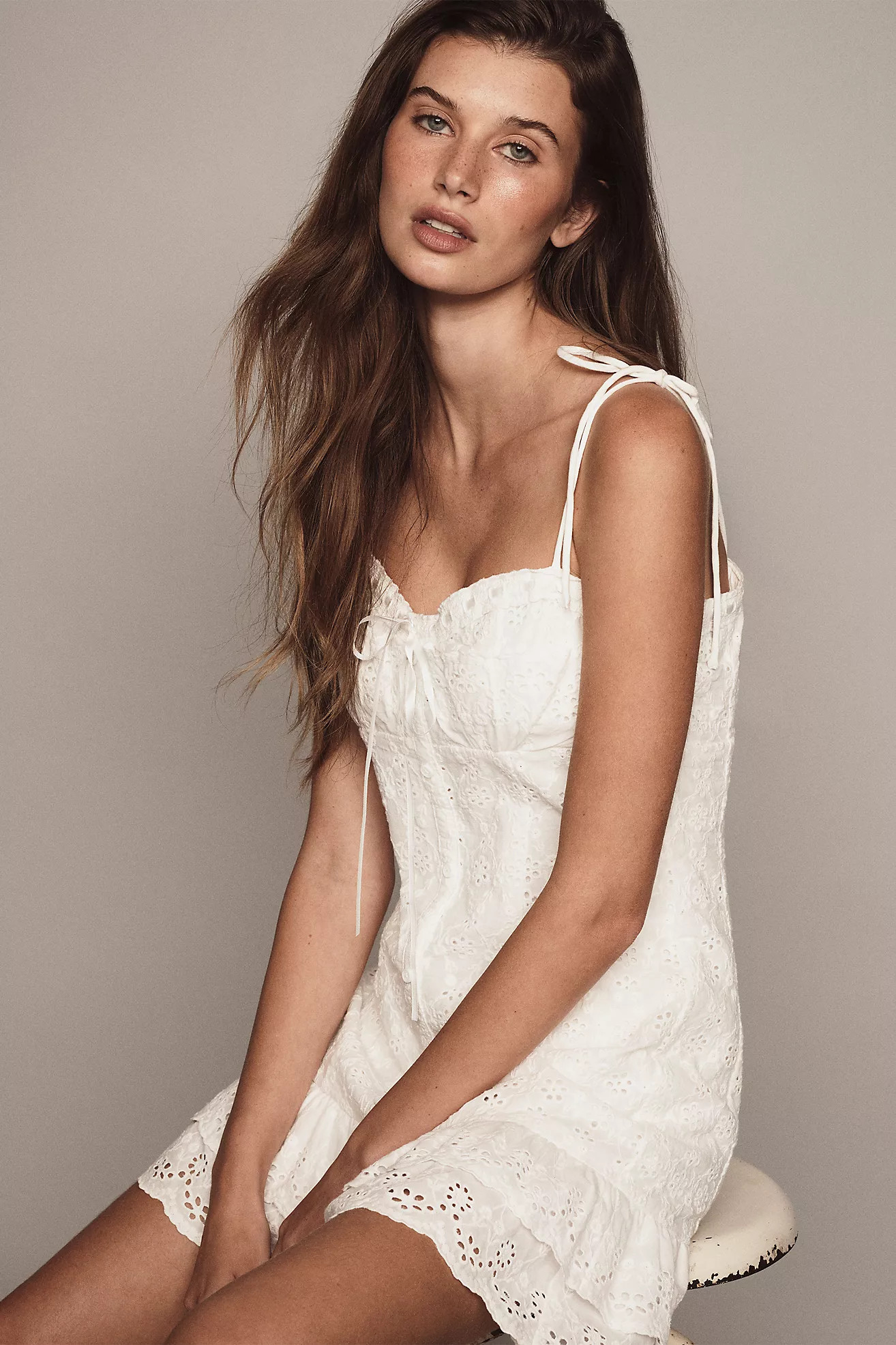 ASTR The Label Kelley Lace Mini Dress | Anthropologie (US)