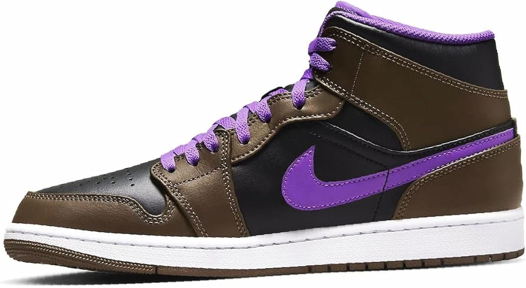 Nike Air Jordan 1 Mid Purple Mocha Palomino Brown DQ8426 215 (us_Footwear_Size_System, Adult, Men... | Amazon (US)