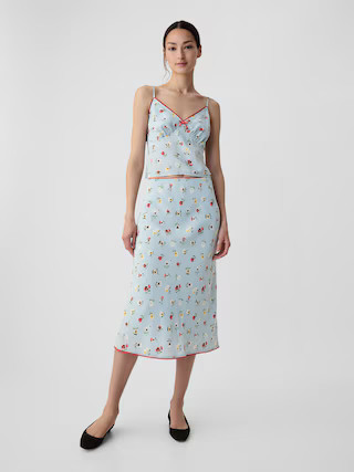 Gap × DÔEN Floral Midi Skirt | Gap (US)