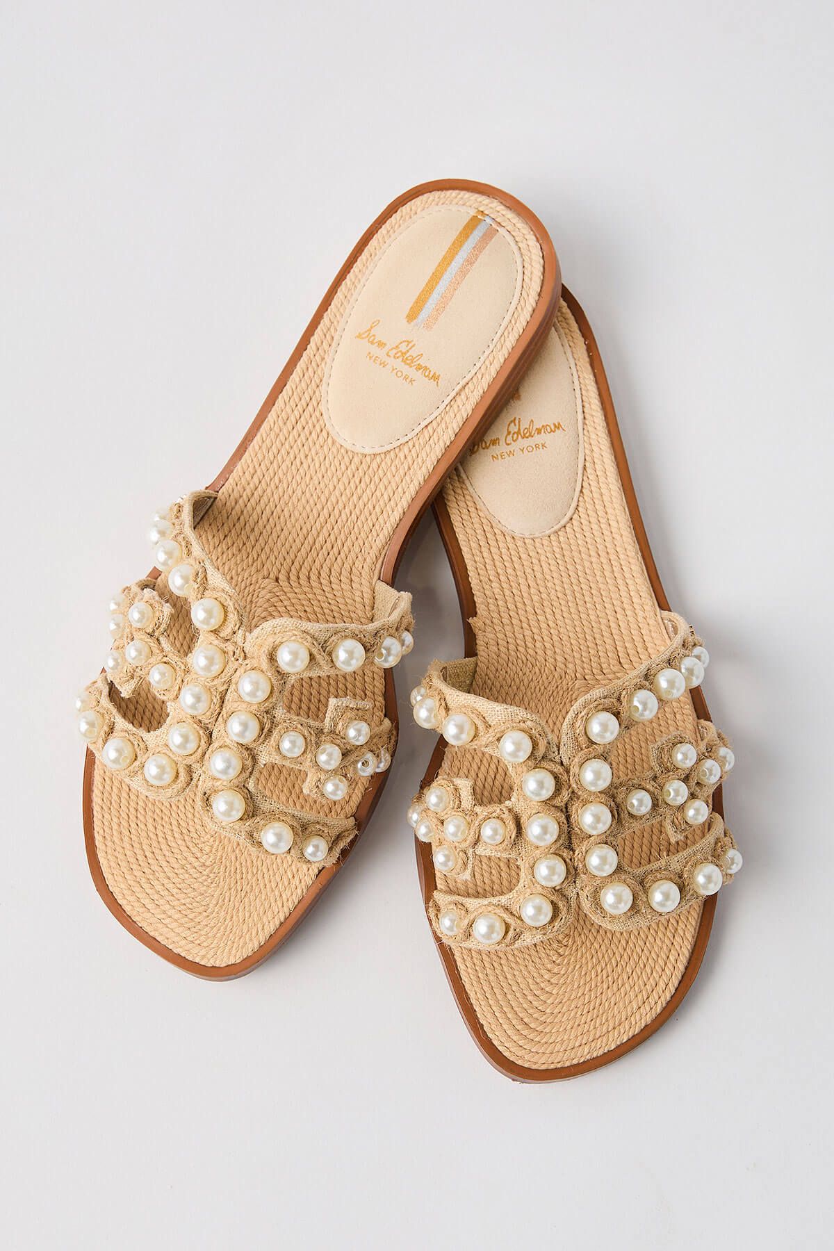 Sam Edelman Bay Pearl Slide Sandals | Social Threads