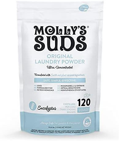 Molly's Suds Original Laundry Detergent Powder | Natural Laundry Detergent for Sensitive Skin | Eart | Amazon (US)
