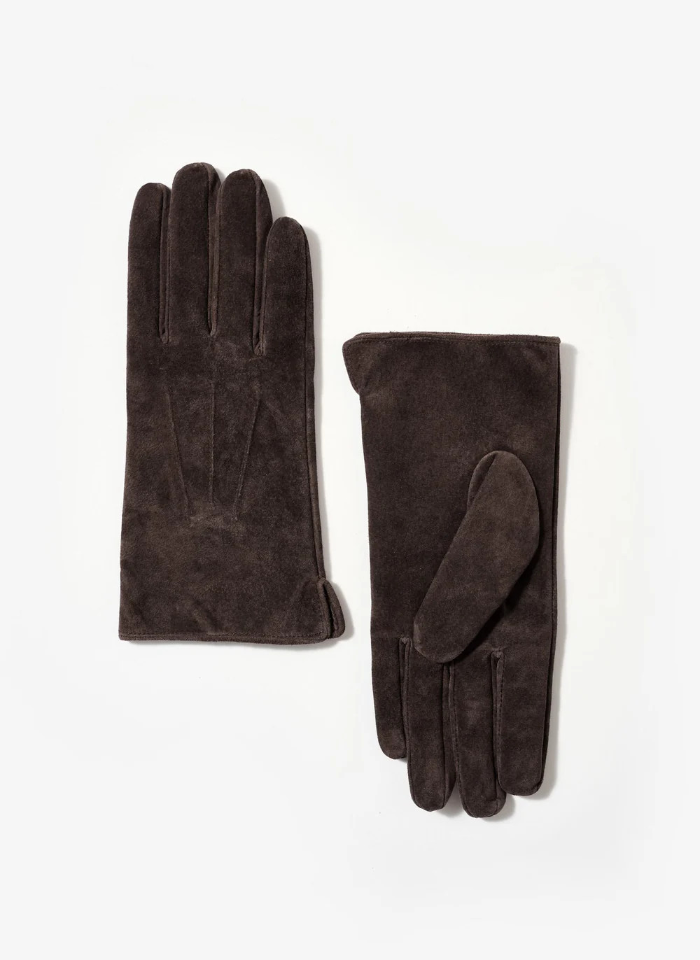 Brown Suede Gloves | Mint Velvet