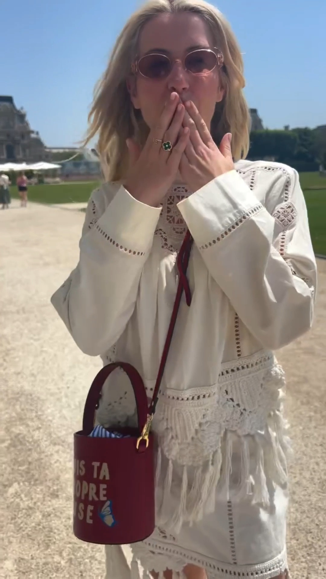 Just got back from Paris, a city that never fails to leave me inspired. There’s something about the energy, the style and the details.
It all fuels my creativity. 
Fashion plays such a big role in my work; I’m constantly drawn to it, so much so that I repurpose fashion magazines into butterfly art, turning pages of inspiration into something new. One of the ways I’m my own muse is through how I dress. Styling and curating outfits is a form of self-expression that grounds and empowers me. Being your own muse is essential, especially when it comes to getting dressed. It’s about creating for yourself, honoring your own vision, and showing up as the version of you that feels most true. Here’s everything I saw, loved and wore in Paris 🤍🦋 
Xx,
Lizzie
#ParisDiary #FashionAsArt #BeYourOwnMuse
#modernmusebylizzie 
#ParisStyle #FashionArtist #WearableArt #ButterflyArt #VogueReimagined #UnexpectedStyle #ParisLooks #CreativeOutfits #StyleInspiration