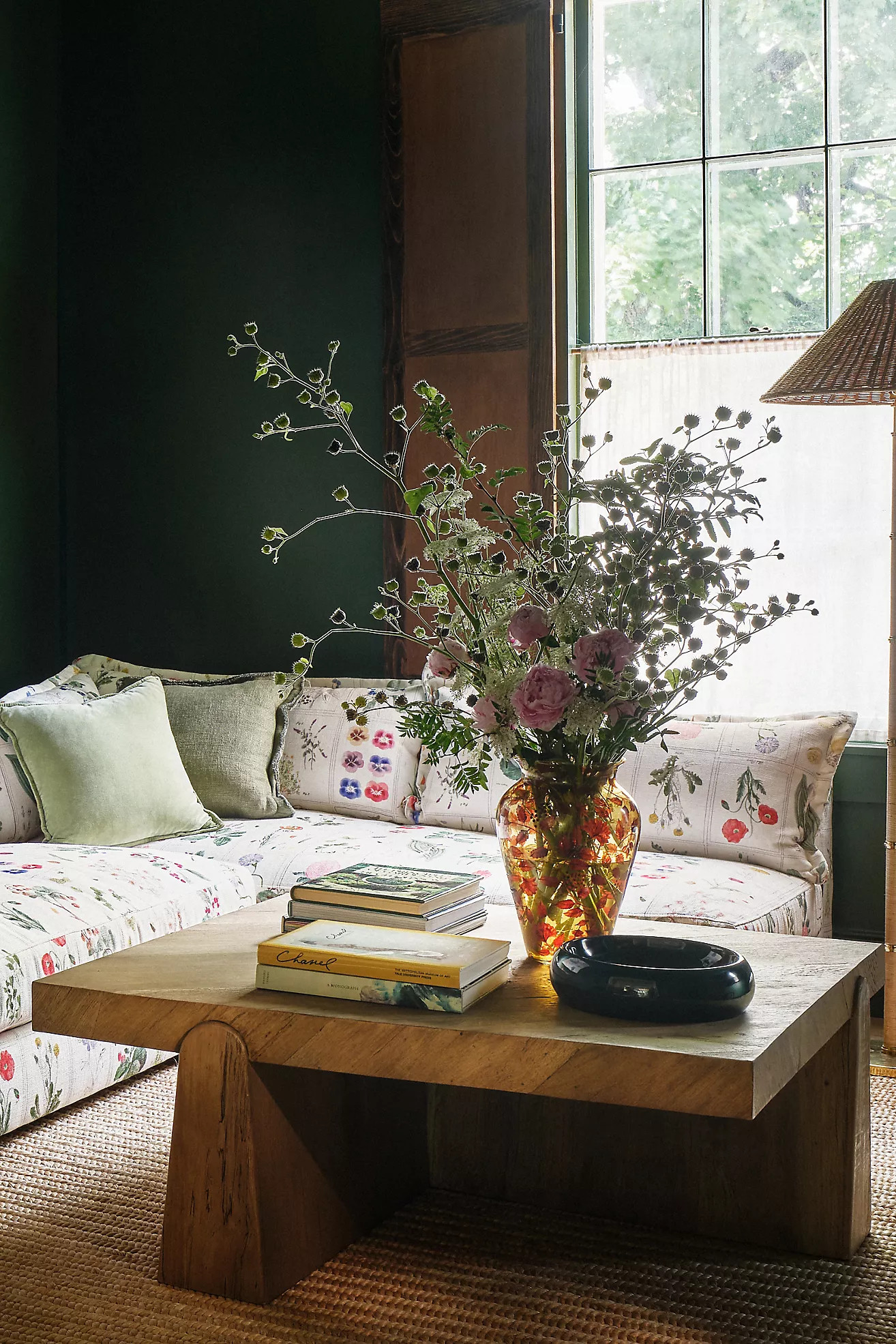 Arla Reclaimed Oak 42" Coffee Table | Anthropologie (US)