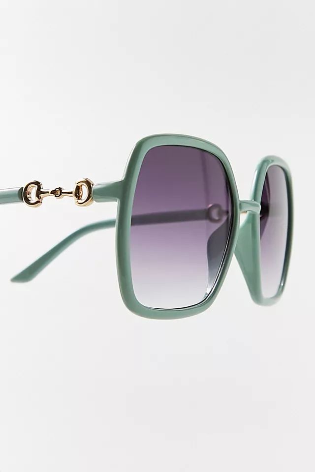Bitsy Oversized Round Sunglasses | Urban Outfitters (US and RoW)