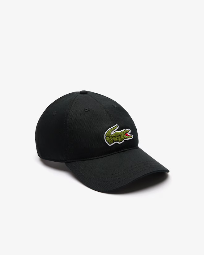 Unisex Crocodile Badge Cotton Twill Cap | Lacoste (US)