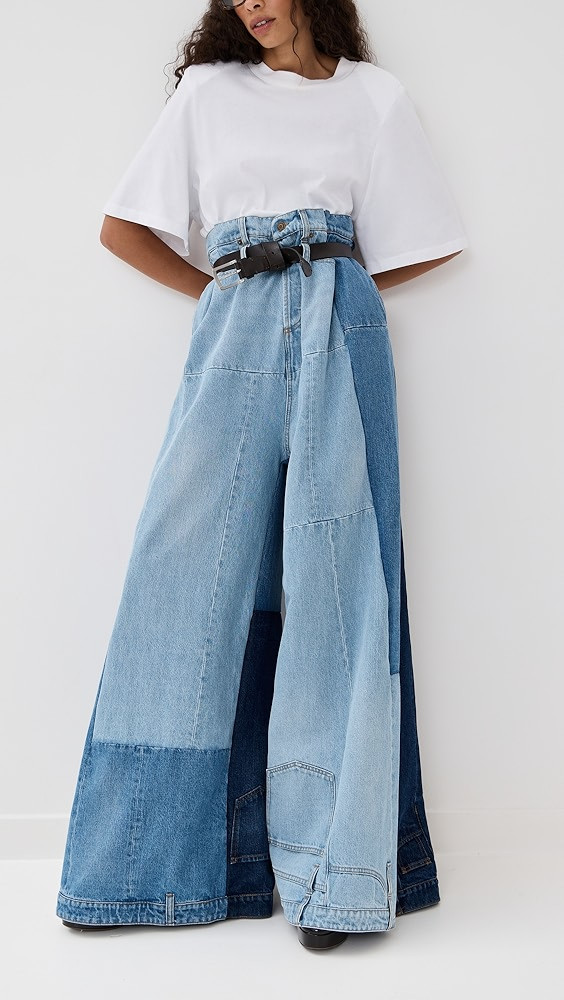 Wide Leg Denim Pants | Shopbop