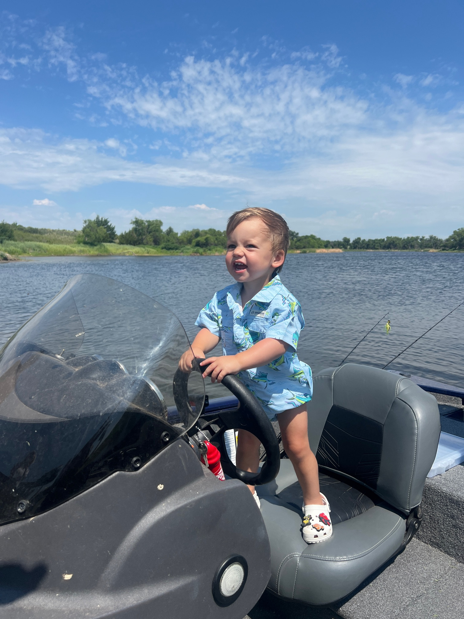 Baby boy fishing shirt! Toddler Magellan onsie, runs slightly big. 

#LTKKids #LTKFamily #LTKBaby