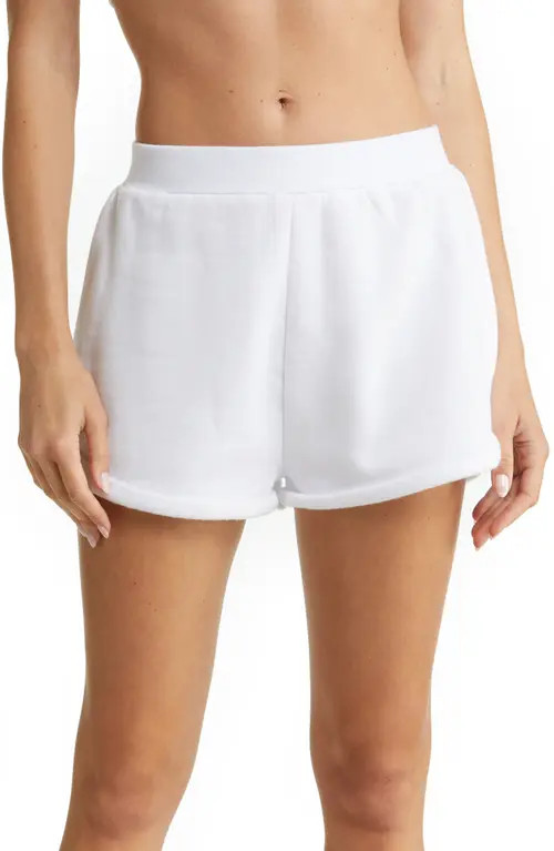 Ragdoll Women's Sweat Shorts in Optic White at Nordstrom, Size Small | Nordstrom